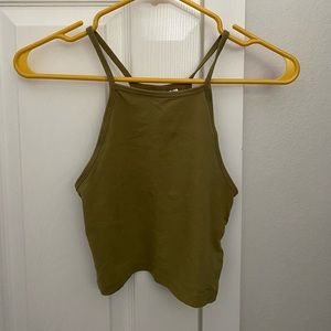 Olive Green Cropped Cami